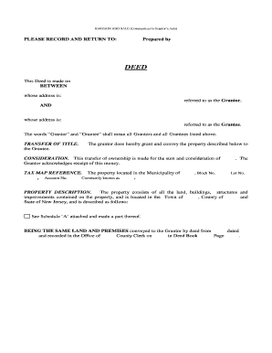 Bargain and Sale Deed with Covenants