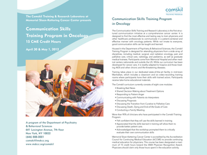 What is communication skills pdf - The Communication Skills Training and Research Laboratory - mskcc