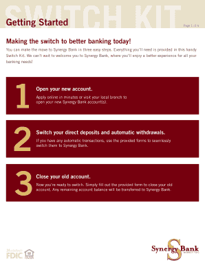 Synergy Bank Switch Kit