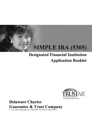 SIMPLE IRA Application Booklet