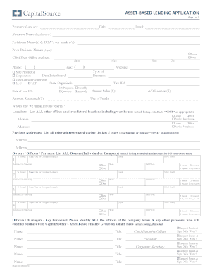 Asset-Based Lending Application
