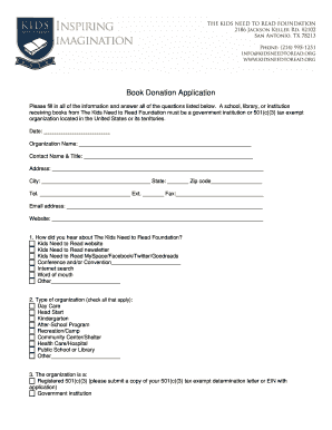 Book Donation Application