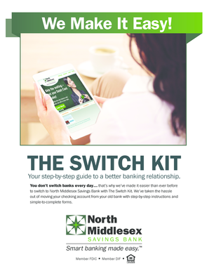 Bank Account Switch Kit