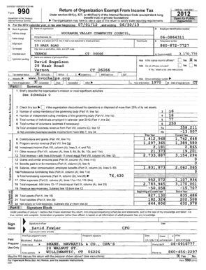 Form 990 Return of Organization Exempt From Income Tax