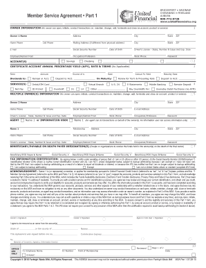 Member Service Agreement