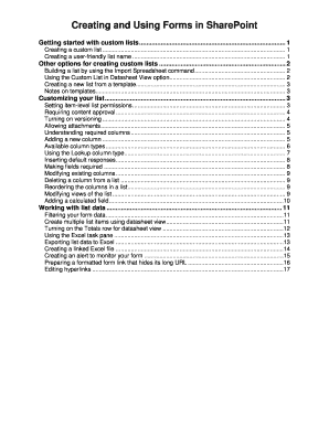 Form preview