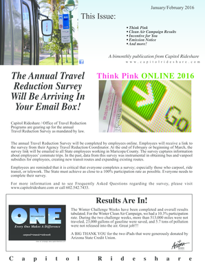 Arizona Travel Reduction Survey