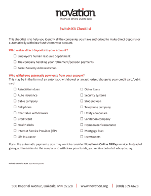 3Mers Bank Switch Kit Checklist