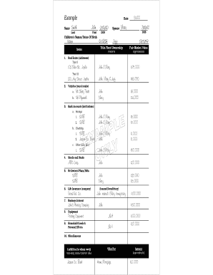 Marital Settlement Agreement Form