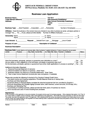 Business Loan Application