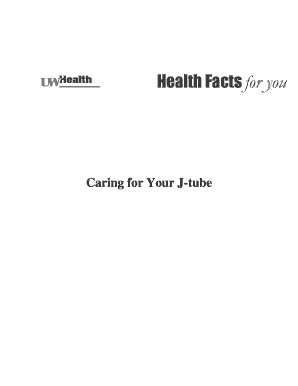 J-tube Care and Feeding Instructions