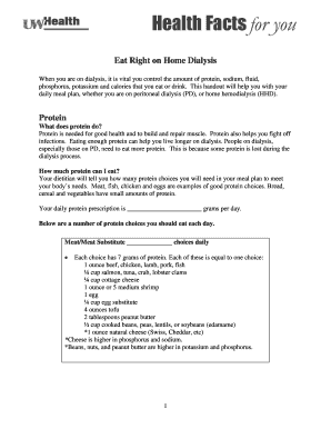 Dialysis Dietary Guidelines