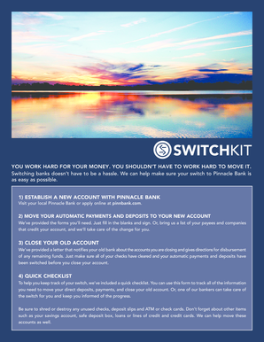 Pinnacle Bank SwitchKit
