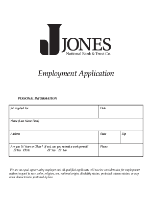 Employment Application Form