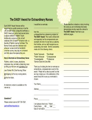 DAISY Award Nomination Form