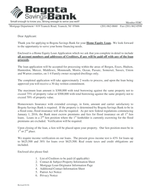 Home Equity Loan Application