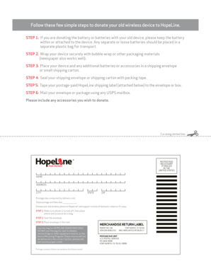 HopeLine Wireless Device Donation Form