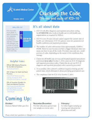 ICD-10 Physician Query Form