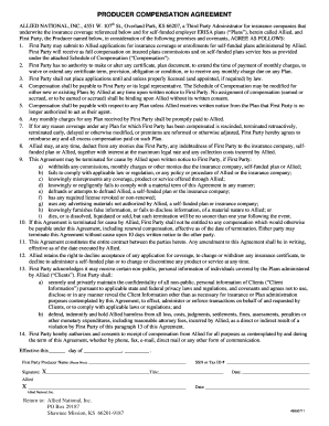 Producer Compensation Agreement