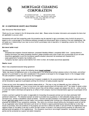VA Compromise Short Sale Program