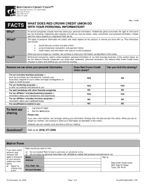 Red Crown Credit Union Privacy Notice