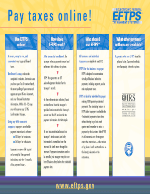EFTPS Tax Payment System