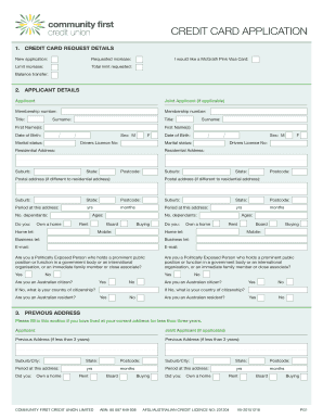McGrath Pink Visa Card Application