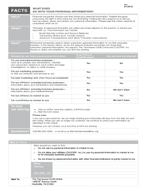 Tennessee Credit Union Privacy Notice