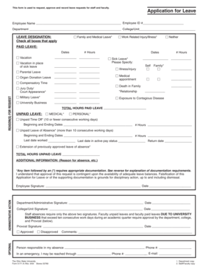 Leave Request Form