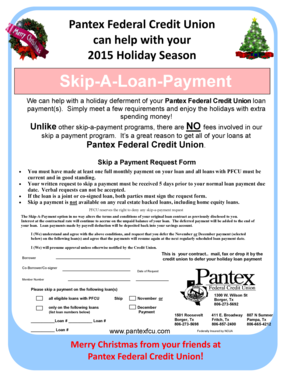 Skip-A-Payment Request Form