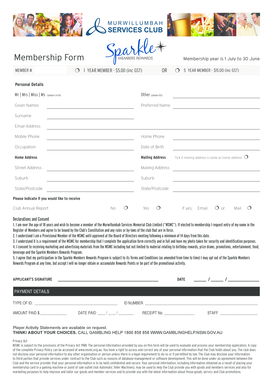 Membership Application Form