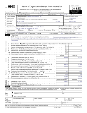 Form 990 Return of Organization Exempt From Income Tax
