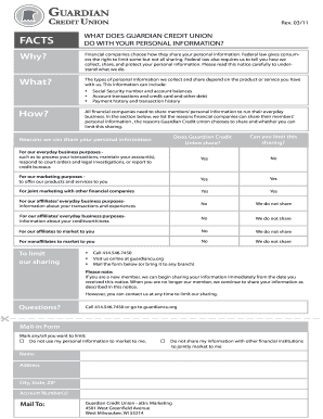 Guardian Credit Union Privacy Notice