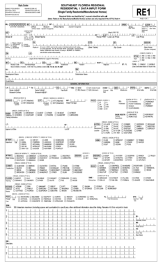 Residential Data Input Form