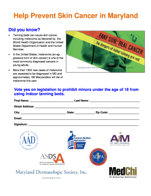 Maryland Tanning Bed Ban Petition
