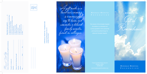 Memorial Gift Form
