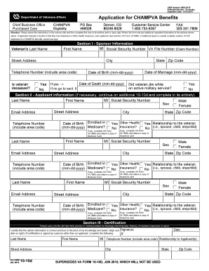 Application for CHAMPVA Benefits