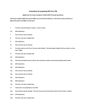 Army Emergency Relief Financial Assistance Form