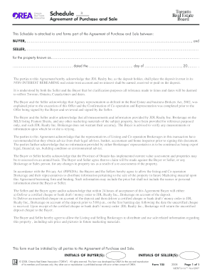 Schedule Form 105