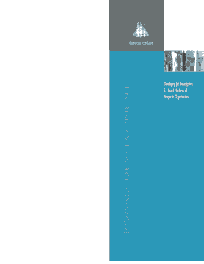 Board Member Job Description Workbook