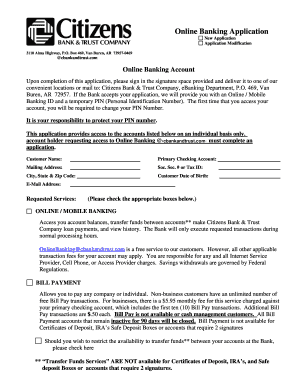 Online Banking Application