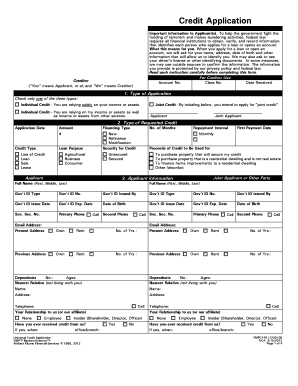 Universal Credit Application