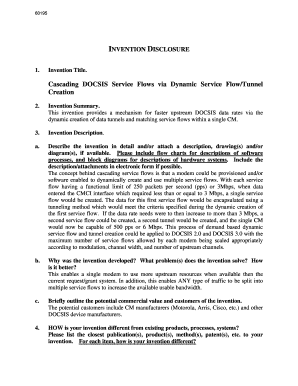 Invention Disclosure Form