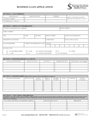 Business Loan Application Form