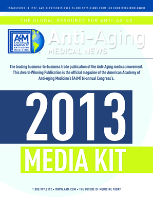 Anti-Aging Medical News Advertising Agreement