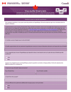 Questions à poser au sujet des hypothèques