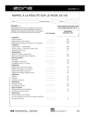 Rappel à la réalité sur le mode de vie
