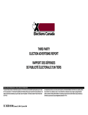 Third Party Election Advertising Report