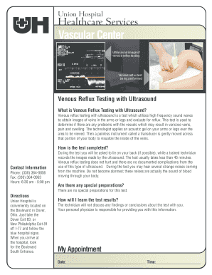 Venous Reflux Testing with Ultrasound