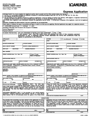 Credit Application Form